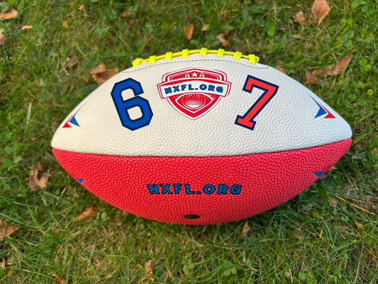 NXFL 67 Flag Football Premium Football - NXFL 67 Junior Neon 10U+