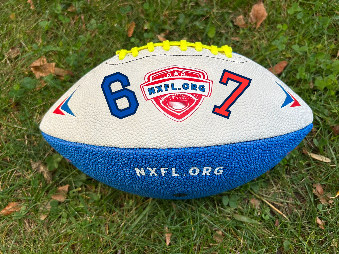 NXFL 67 Flag Football Premium Football - NXFL 67 Pee Wee Neon 8U-